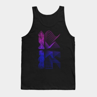 Analog Waveform Digital Analog Design Modular Gift Tank Top